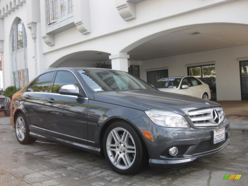 2008 C 350 Sport - Steel Grey Metallic / Black photo #1