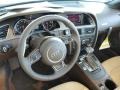 Velvet Beige 2014 Audi A5 2.0T quattro Cabriolet Steering Wheel