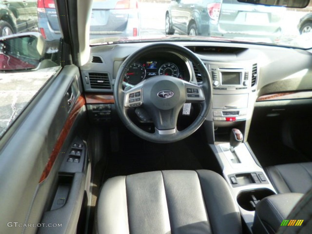 2013 Legacy 2.5i Limited - Venetian Red Pearl / Off Black Leather photo #14