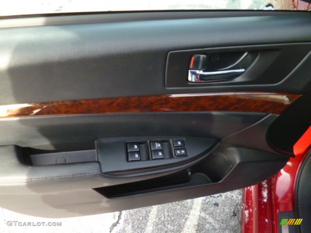 2013 Legacy 2.5i Limited - Venetian Red Pearl / Off Black Leather photo #17