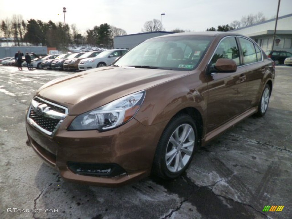 2013 Legacy 2.5i Premium - Caramel Bronze Pearl / Ivory photo #3