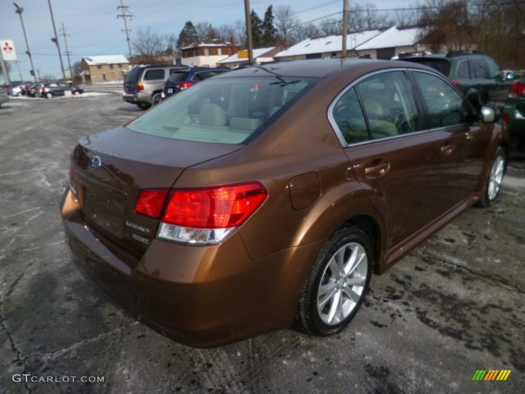 2013 Legacy 2.5i Premium - Caramel Bronze Pearl / Ivory photo #7