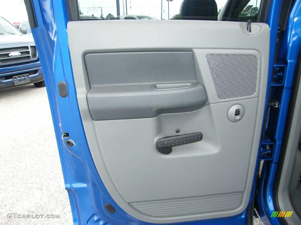 2007 Ram 1500 Big Horn Edition Quad Cab - Electric Blue Pearl / Medium Slate Gray photo #23