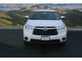 2014 Blizzard White Pearl Toyota Highlander LE AWD  photo #2