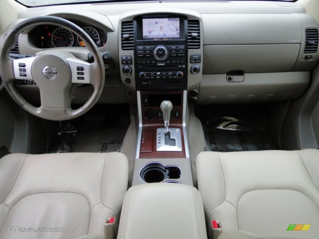2008 Nissan Pathfinder LE V8 Cafe Latte Dashboard Photo #89415827