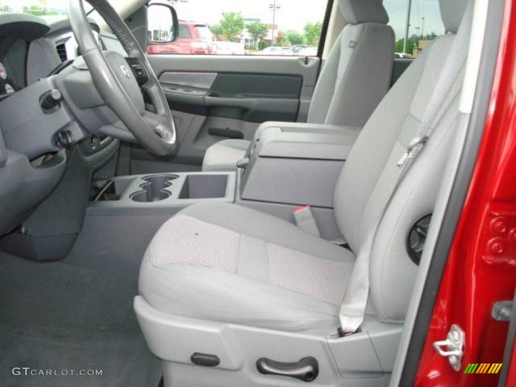 2007 Ram 1500 Big Horn Edition Quad Cab 4x4 - Inferno Red Crystal Pearl / Medium Slate Gray photo #6