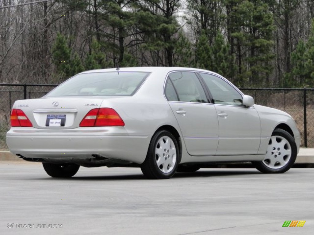 2001 LS 430 - Millenium Silver Metallic / Ecru Beige photo #2