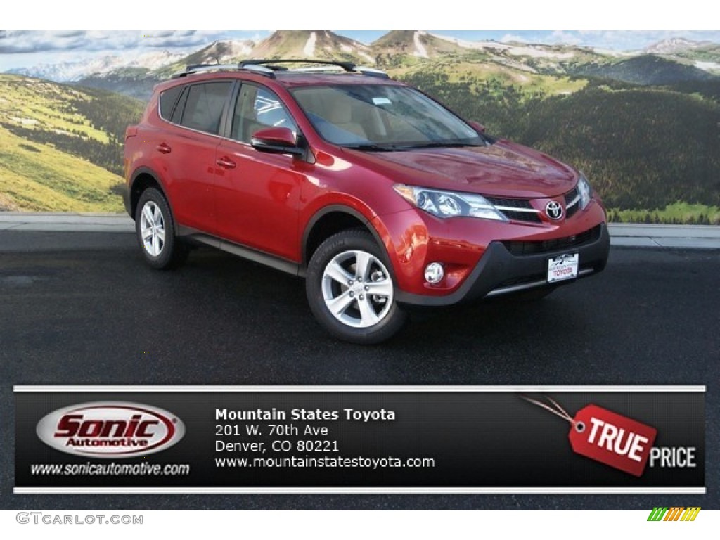 Barcelona Red Metallic Toyota RAV4