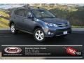 2014 Shoreline Blue Pearl Toyota RAV4 XLE AWD  photo #1