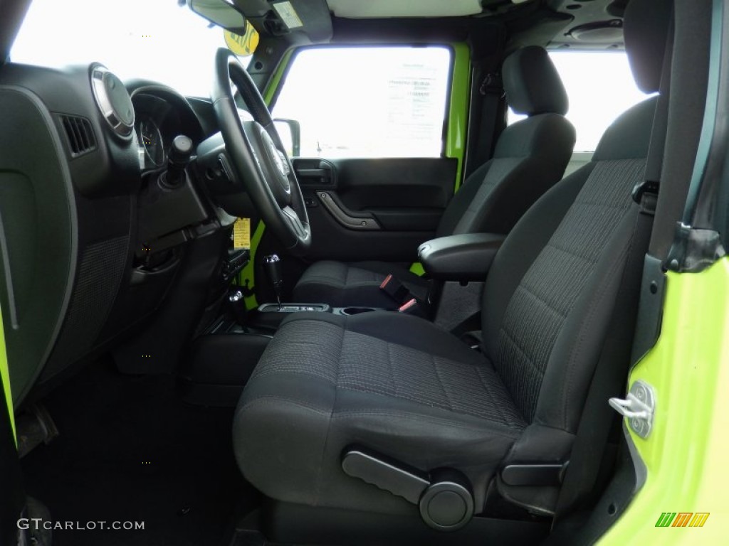 2012 Wrangler Sport 4x4 - Gecko Green / Black photo #12