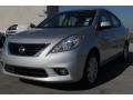 2013 Brilliant Silver Nissan Versa 1.6 SV Sedan  photo #3