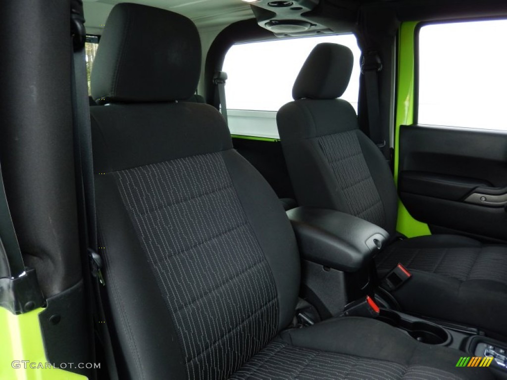 2012 Wrangler Sport 4x4 - Gecko Green / Black photo #18