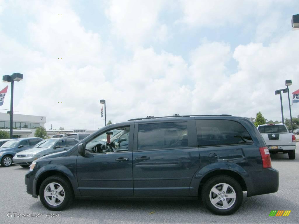 2008 Grand Caravan SE - Modern Blue Pearl / Dark Slate/Light Shale photo #2