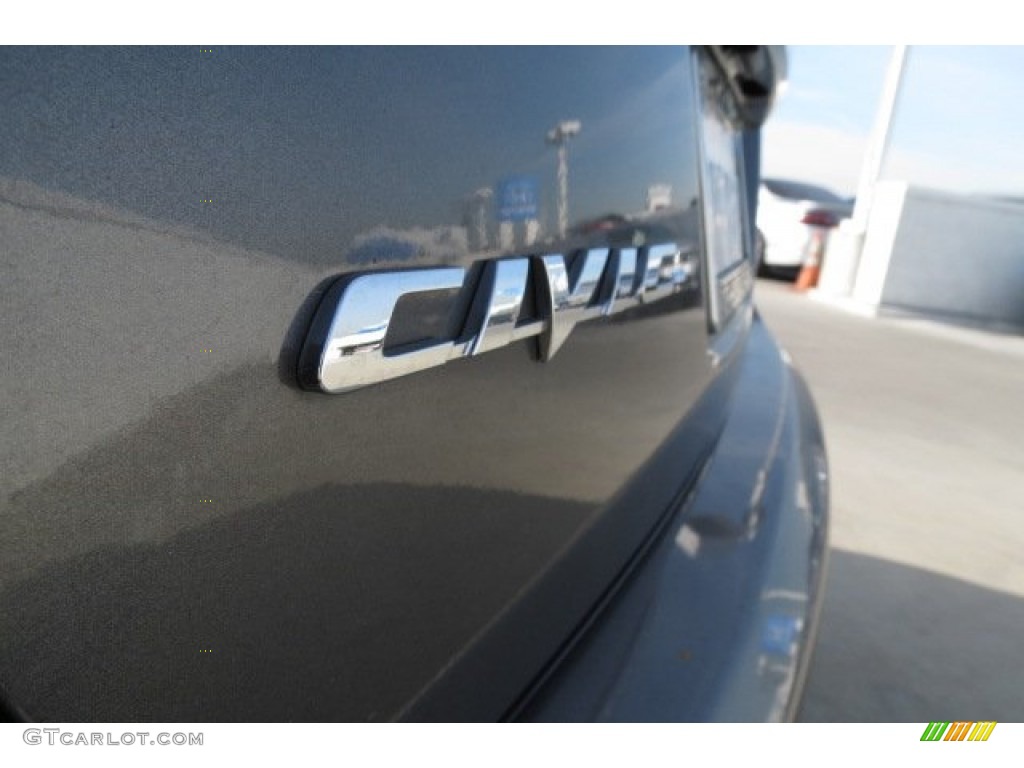 2011 Civic LX-S Sedan - Polished Metal Metallic / Black photo #8