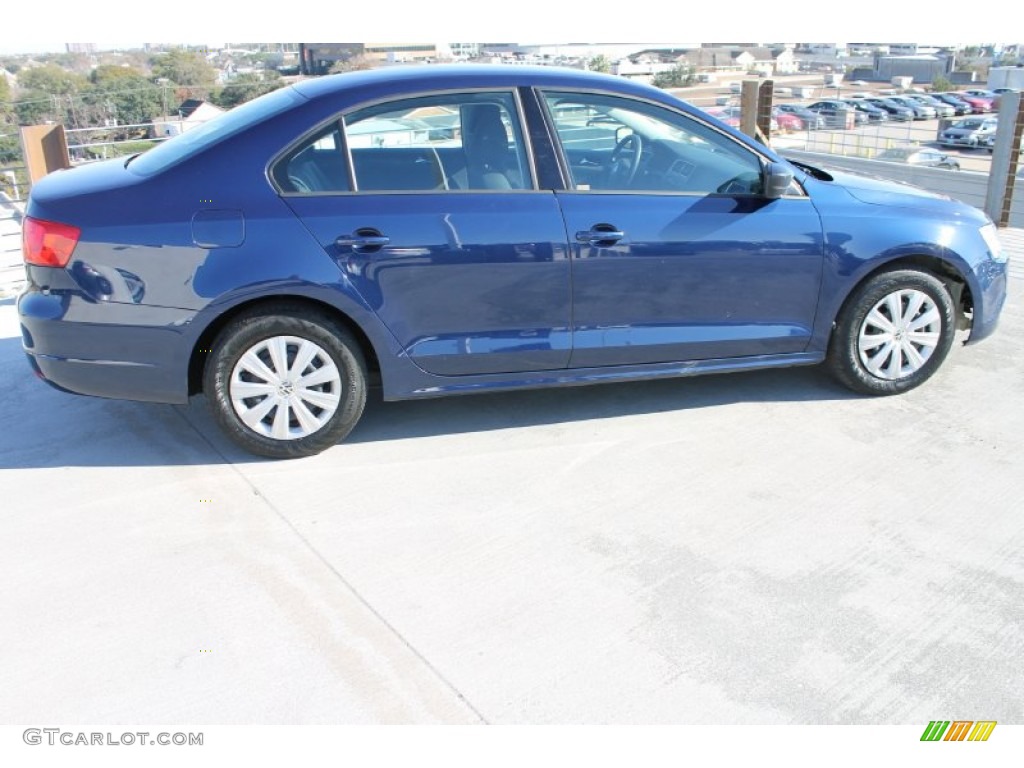 2011 Jetta S Sedan - Tempest Blue Metallic / Titan Black photo #11