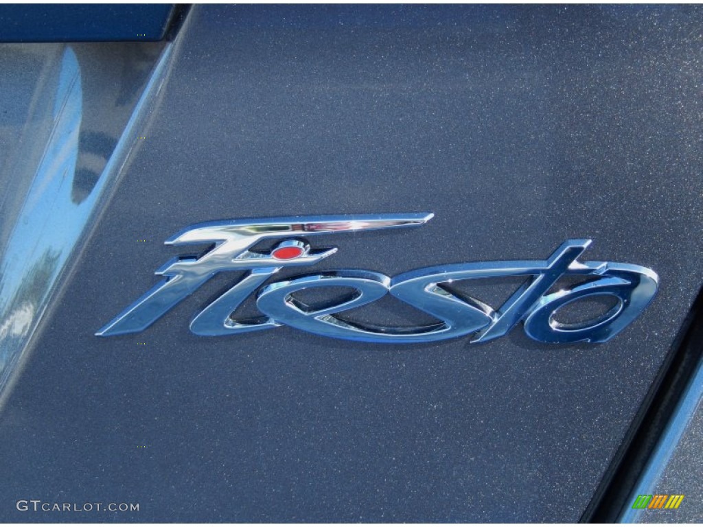 2014 Fiesta SE Hatchback - Storm Gray / Medium Light Stone photo #4