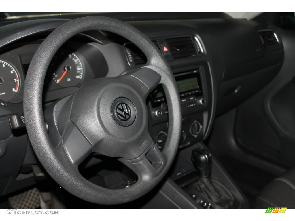 2011 Jetta S Sedan - Tempest Blue Metallic / Titan Black photo #15