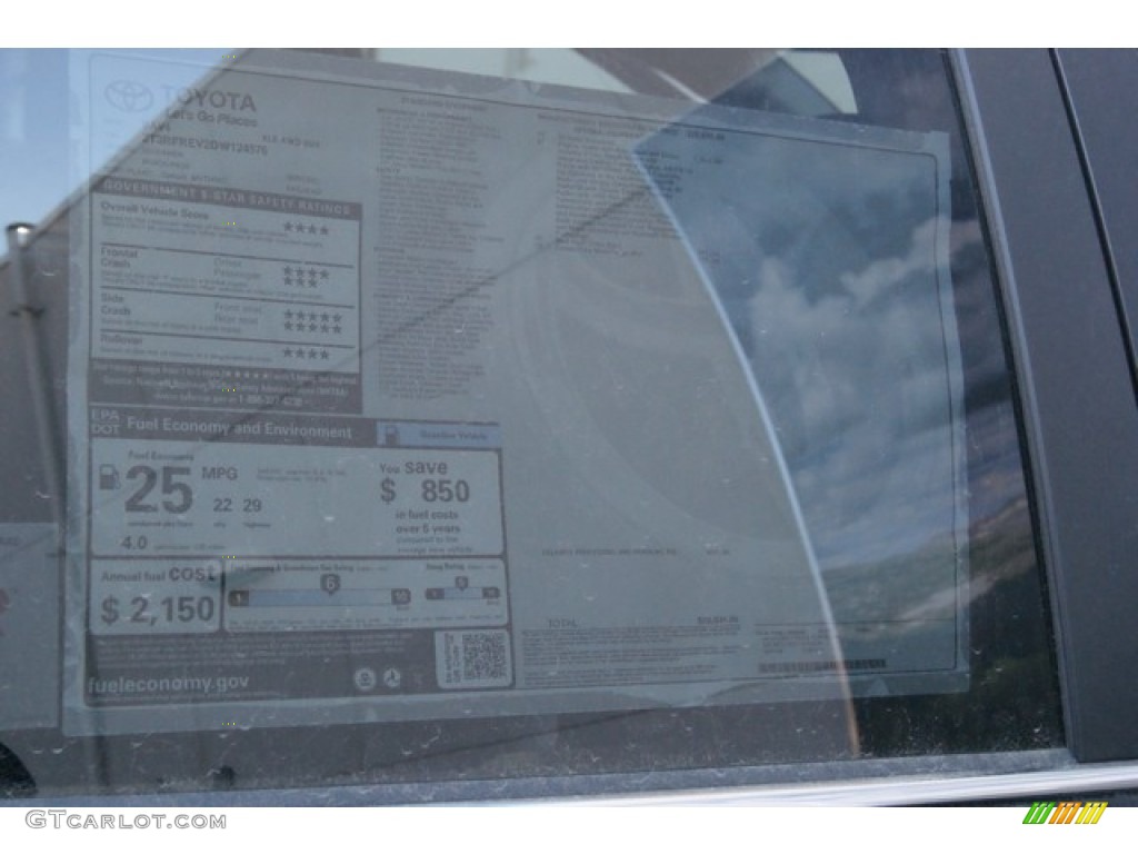 2013 RAV4 XLE AWD - Black / Black photo #10