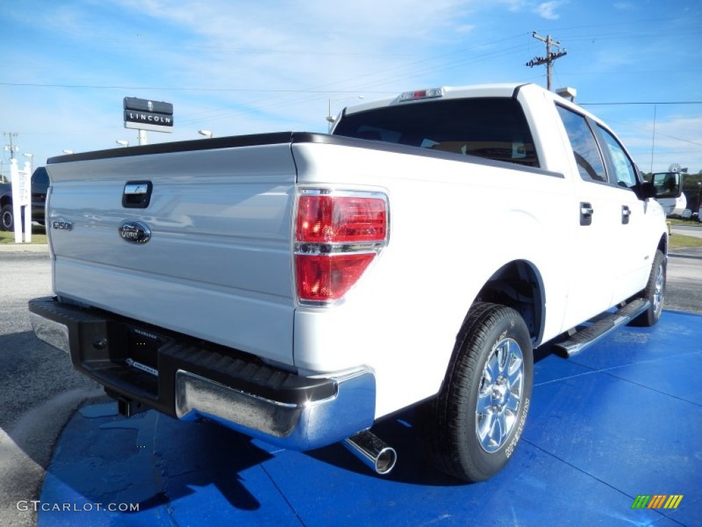 2014 F150 XLT SuperCrew - Oxford White / Pale Adobe photo #3