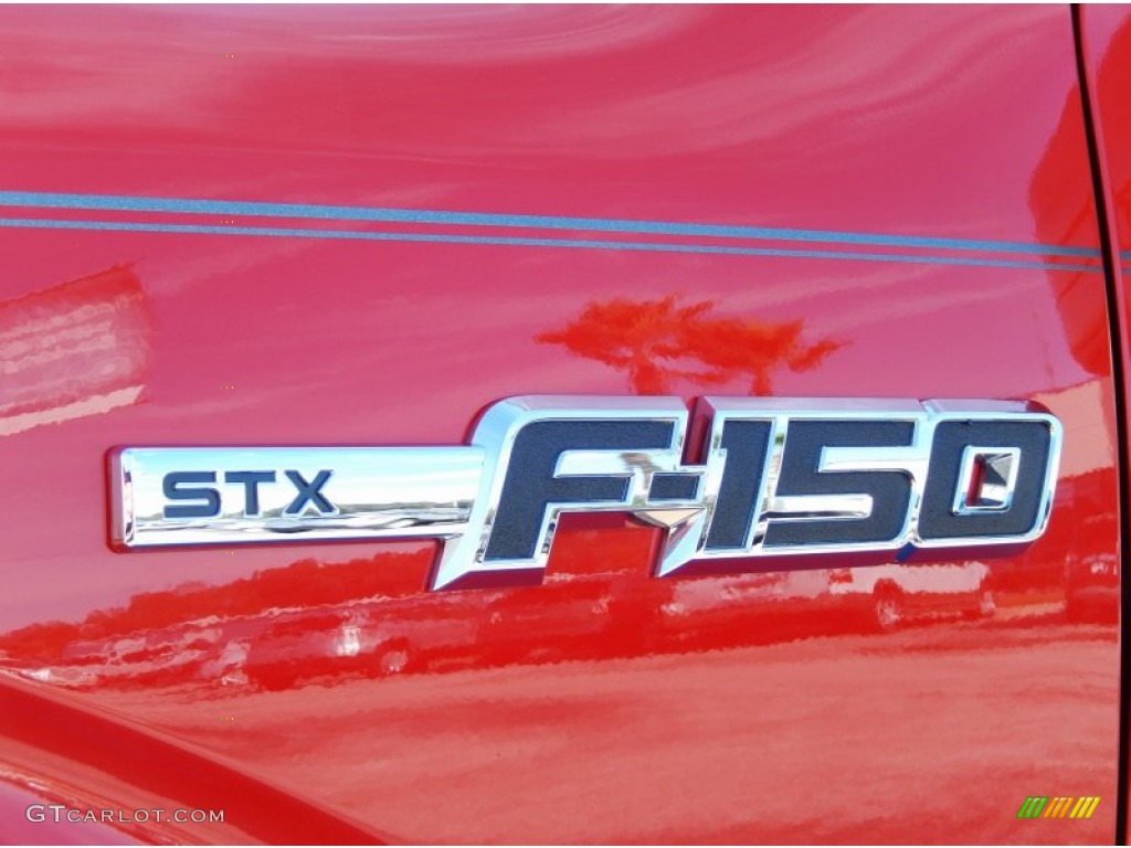 2014 F150 STX SuperCab - Race Red / Steel Grey photo #5