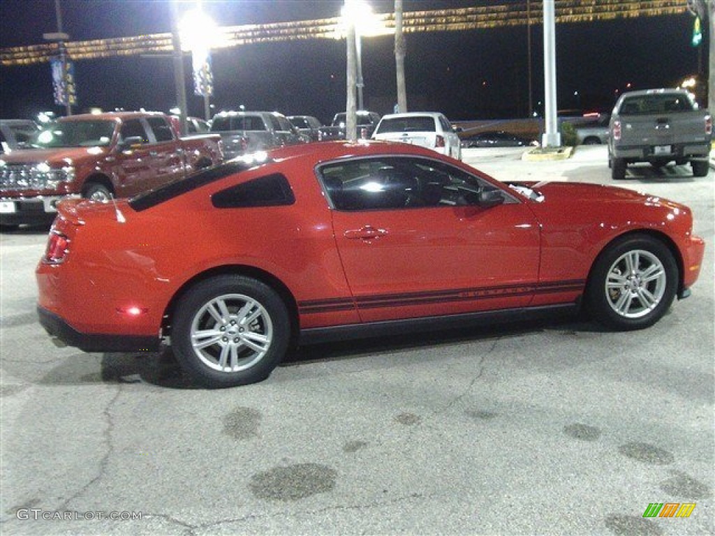 2011 Mustang V6 Coupe - Race Red / Charcoal Black photo #7