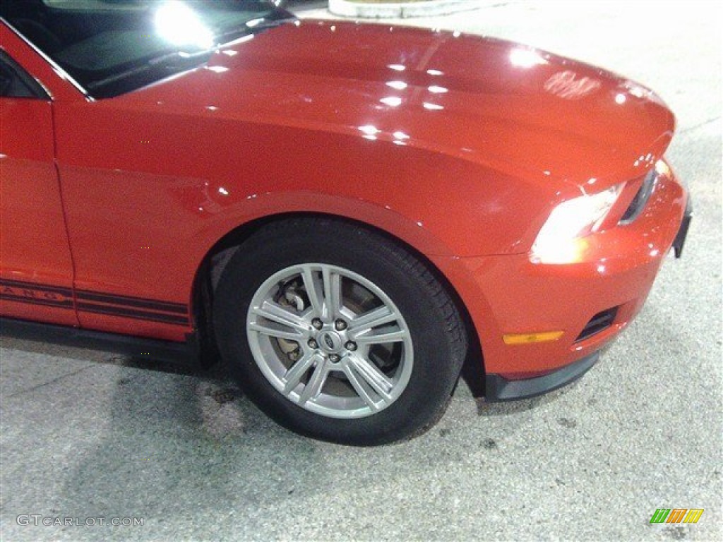 2011 Mustang V6 Coupe - Race Red / Charcoal Black photo #9