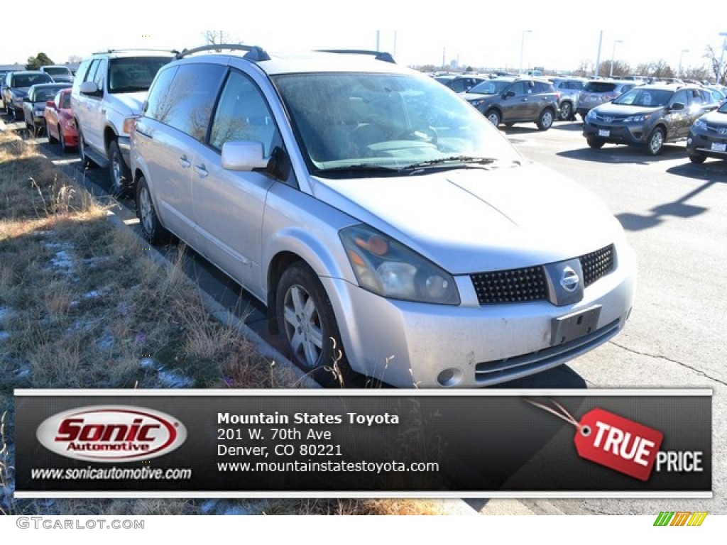 2004 Quest 3.5 SE - Silver Mist Metallic / Gray photo #1