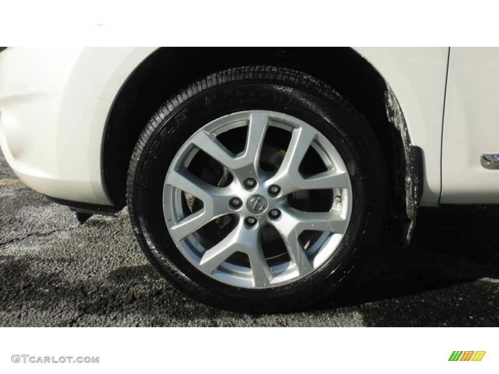 2011 Rogue SL AWD - Pearl White / Black photo #10