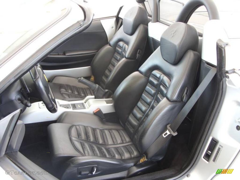 Black Interior 2002 Ferrari 360 Spider F1 Photo #8942593