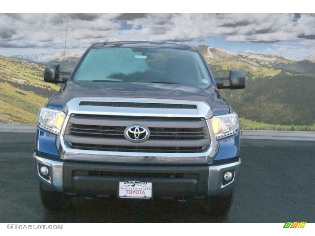 2014 Tundra SR5 Crewmax 4x4 - Blue Ribbon Metallic / Graphite photo #2