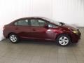 Crimson Pearl 2014 Honda Civic LX Sedan Exterior