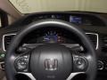 Beige 2014 Honda Civic LX Sedan Steering Wheel