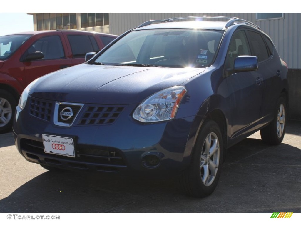2009 Rogue SL - Indigo Blue / Gray photo #3
