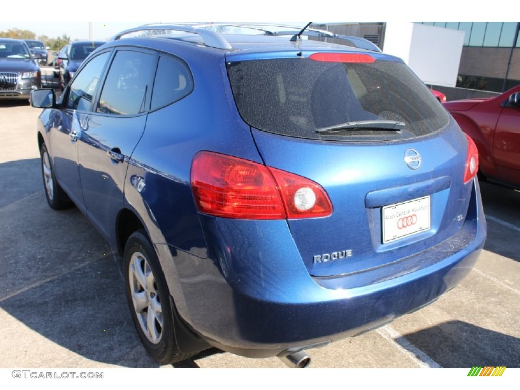 2009 Rogue SL - Indigo Blue / Gray photo #6