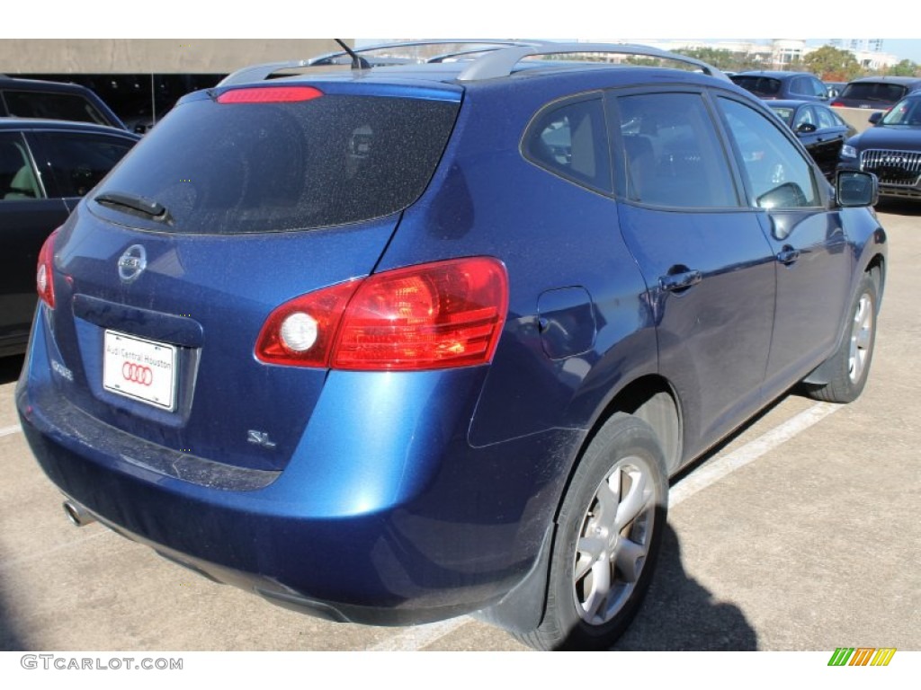 2009 Rogue SL - Indigo Blue / Gray photo #8