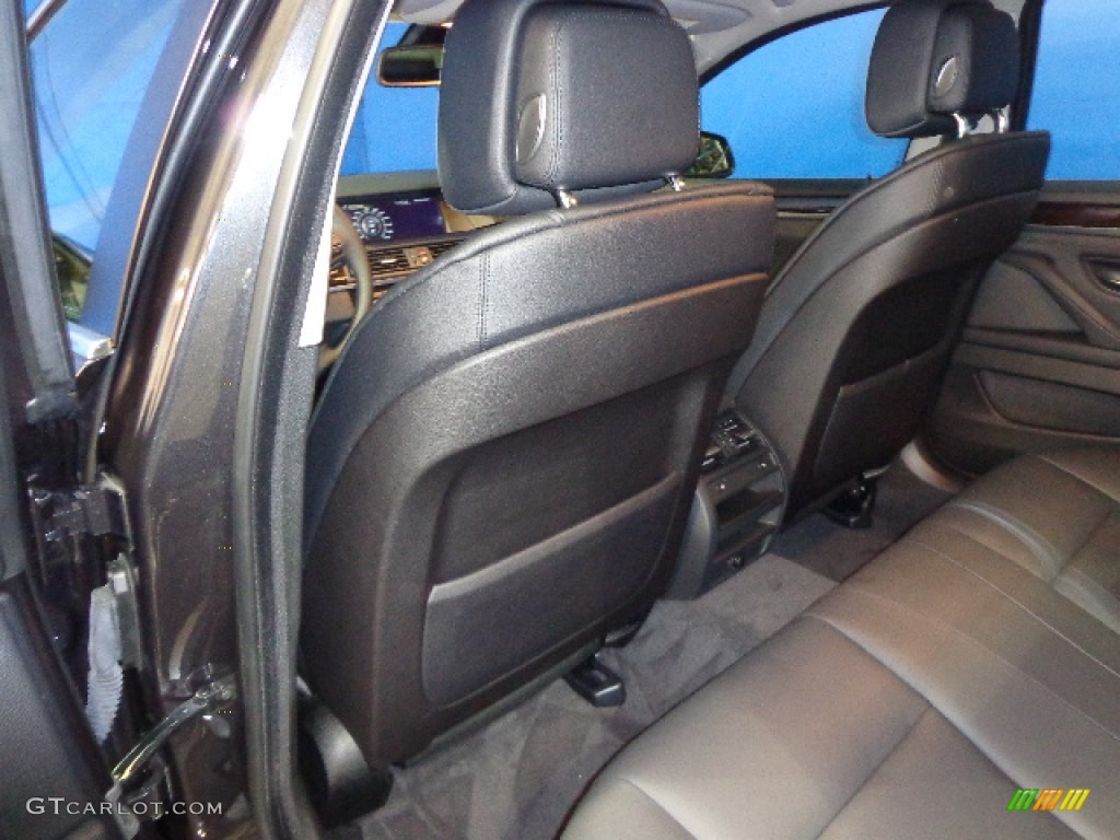 2013 5 Series 535i xDrive Sedan - Dark Graphite Metallic II / Black photo #23