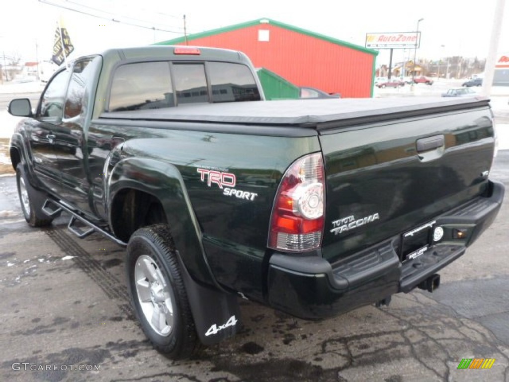 2013 Tacoma V6 TRD Sport Access Cab 4x4 - Spruce Green Mica / Graphite photo #3