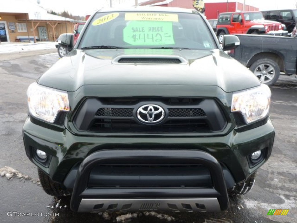 2013 Tacoma V6 TRD Sport Access Cab 4x4 - Spruce Green Mica / Graphite photo #9