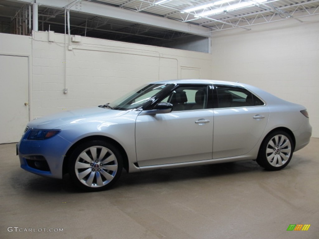 Glacier Silver Metallic 2011 Saab 9-5 Aero XWD Sedan Exterior Photo #89428957