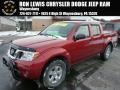 2012 Lava Red Nissan Frontier S Crew Cab 4x4  photo #1
