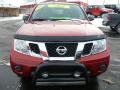 2012 Lava Red Nissan Frontier S Crew Cab 4x4  photo #9