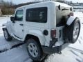 2014 Bright White Jeep Wrangler Sahara 4x4  photo #3