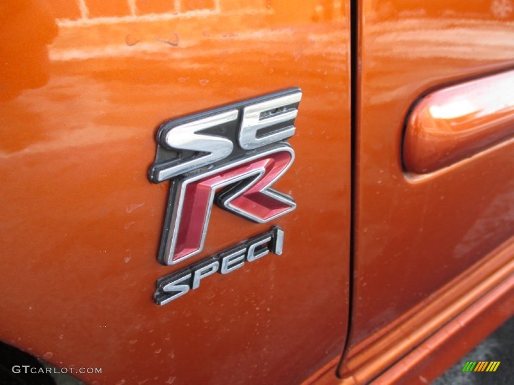 2006 Sentra SE-R Spec V - Volcanic Orange / Charcoal photo #6