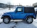 2014 Hydro Blue Pearl Coat Jeep Wrangler Sport 4x4  photo #2