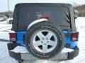 2014 Hydro Blue Pearl Coat Jeep Wrangler Sport 4x4  photo #4