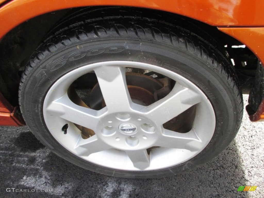 2006 Sentra SE-R Spec V - Volcanic Orange / Charcoal photo #24