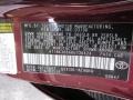 3Q7: Cassis Red Pearl 2006 Toyota Avalon XLS Color Code