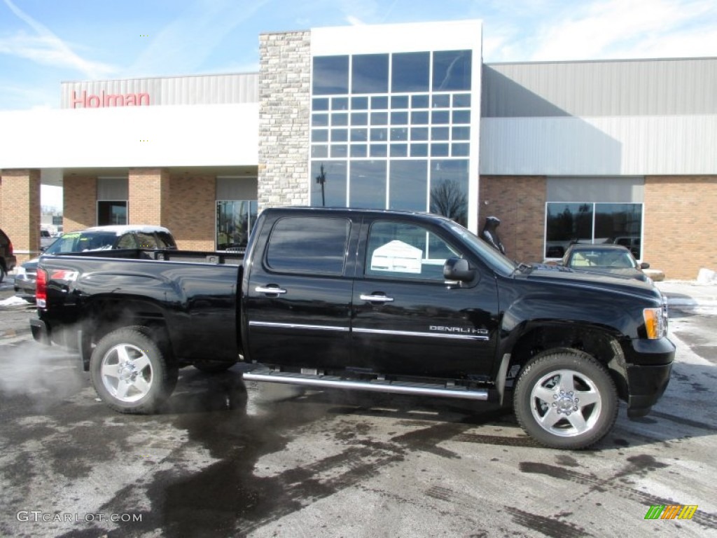 2014 Sierra 2500HD Denali Crew Cab 4x4 - Onyx Black / Ebony photo #1