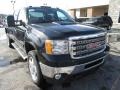 2014 Onyx Black GMC Sierra 2500HD SLT Crew Cab 4x4  photo #2