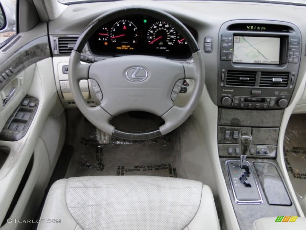 2001 LS 430 - Millenium Silver Metallic / Ecru Beige photo #6